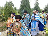 В 18 раз приход Донской иконы Божией Матери Новошахтинска молитвенно отметил престольный праздник