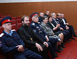Духовник Нижнедонского Юрта и казаки Всевеликого войска Донского поздравили председателя Совета стариков Григория Шкодина с юбилеем