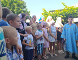 В храме архистратига Михаила пос. Каменоломни Октябрьского района совершен молебен на начало учебного года