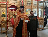 В Донском храме Новошахтинска Герой России принял казачью присягу
