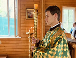 В день памяти обретения мощей преподобного Сергия Радонежского, епископ Симон совершил Литургию в храме преподобного Сергия города Шахты