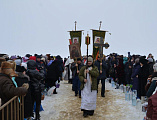 Чин Великого освящения воды на местном водоеме в г. Донецке