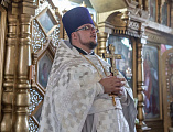 В Престольный день Преосвященнейший епископ Симон совершил Божественную литургию в храме Вознесения Господня города Шахты