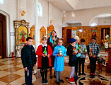 Урок колокольного звона и экскурсия по храму прошли в Державном храме г. Донецка