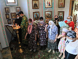 В День Святого Духа Преосвященнейший епископ Симон совершил Божественную литургию в храме пророка Иоанна Крестителя г. Шахты