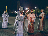 Христос Воскресе! В Покровском кафедральном соборе города Шахты встретили Светлое Христово Воскресение