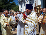 Престольный праздник в храме честь Рождества великого пророка Предтечи и Крестителя Господня Иоанна молитвенно отметили в ст. Боковской