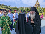 Преосвященнейший епископ Симон принял участие в торжествах по случаю дня памяти преподобной Арсении (Себряковой) в Спасо-Преображенском монастыре в городе Серафимовиче Волгоградской области