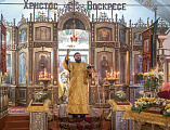 В престольный день Преосвященнейший епископ Симон совершил Божественную литургию в храме святителя Николая города Шахты