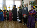 Иерей Андрей Павленков поздравил учащихся школы хут. Первомайский с посвящением в казачата