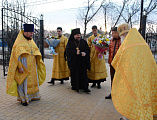 Преосвященнейший епископ Симон совершил чин великого освящения храма Державной иконы Божией Матери г. Донецка