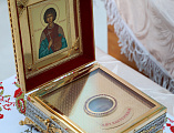 Епископ Симон возглавил молитву у святынь в старинном казачьем храме святителя Николая Чудотворца станицы Еланской