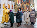 В Покровском кафедральном соборе почтили память святителя Тихона, Патриарха Московского и всея России