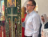 В пятницу Светлой седмицы Преосвященнейший епископ Симон совершил Божественную литургию в храме Святой Троицы города Каменск-Шахтинский
