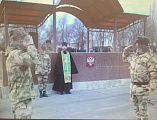 В воинской части перед отправкой в зону СВО прошел молебен