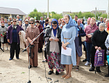 Преосвященнейший епископ Симон совершил чин на основание церкви и водружение креста в поселке Тарасовский