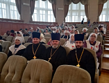Протоиерей Сергий Яценко, приходские социальные работники и сестры милосердия приняли участие во II съезде по социальному служению Донской митрополии