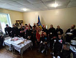 Иерей Олег Брехов и шахтинские волонтеры посетили военный госпиталь на Луганском направлении