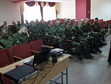 Священники Шахтинской епархии провели беседу с военнослужащими воинской части в г. Шахты