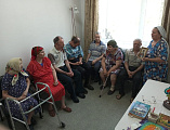 Беседа о Троице в доме престарелых поселка Садовый