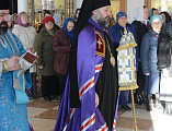 В престольный день Преосвященнейший епископ Симон совершил Божественную литургию в храме Державной иконы Божией Матери города Донецка