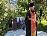 Связь веры и патриотизма: лития у обелиска в хуторе Ягодинка