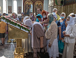 В праздник Преображения Господа Бога и Спаса нашего Иисуса Христа Преосвященнейший епископ Симон совершил Божественную литургию и диаконскую хиротонию