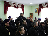 Лекция по теме «Обзор новейших актов и документов Русской Православной Церкви» продолжила курсы повышения квалификации духовенства Шахтинской епархии