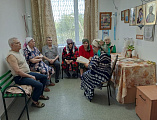 В доме престарелых поселка Садовый прошло занятие по Закону Божьему   
