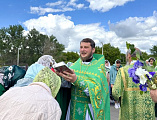 В День Святого Духа прихожане Свято-Духовского храма хутора Грачев отметили 13-й престольный праздник