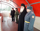 Иеромонах Николай (Наметышев) посетил в/ч 3066 Войск национальной гвардии Р.Ф. в Казачьих Лагерях