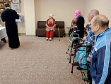 Традиционное посещение реабилитационного отделения для граждан пожилого возраста и инвалидов в станице Боковской