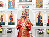 В день храмового праздника Преосвященнейший епископ Симон совершил Божественную литургию в храме святого великомученика Георгия Победоносца пос. Новозарянский