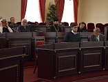 Благочинный приходов Александровск-Грушевского округа протоиерей Сергий Яценко принял участие в заседании Общественной палаты города Шахты четвертого созыва