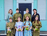 Поздравление ветеранов с Днем Победы в Гуково