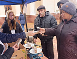 Памятная акция «Блокадный хлеб» прошла в поселке Каменоломни