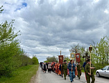 Пасхальный крестный ход в станице Боковской