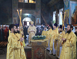 В престольный праздник Преосвященнейший епископ Симон совершил Божественную литургию в храме святого апостола Андрея Первозванного города Миллерово