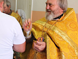 В часовне центральной городской больницы в день преставление святителя Луки, исповедника, архиепископа Крымского и Симферопольского, была совершена Божественная литургия
