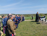 Панихида по убиенным казакам в хуторе Сетраки