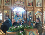 Праздник пограничников в храме Донской иконы Божьей Матери г. Новошахтинска