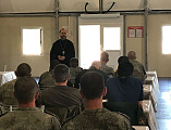 Пастырский визит иеромонаха Димитрия (Яроцкого) к военнослужащим