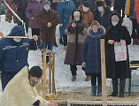 Протоиерей Сергий Сергошин совершил чин великого освящения воды на реке Аюта