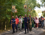 В день памяти преподобного Сергия Радонежского в пос. Заозерье прошел крестный ход