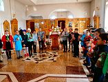 Урок колокольного звона и экскурсия по храму прошли в Державном храме г. Донецка