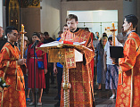 В день памяти Усекновение главы Крестителя Господня Иоанна епископ Шахтинский и Миллеровский Симон совершил Божественную литургию