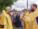 Преосвященнейший епископ Симон совершил Божественную литургию в день престольного праздника в храме святой равноапостольной княгини Ольги поселка Горный