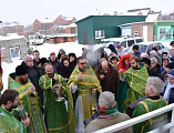 В престольный праздник в храме святого Иоанна Кронштадтского г. Шахты состоялось соборное богослужение