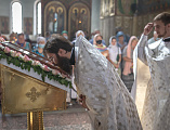 В праздник Преображения Господа Бога и Спаса нашего Иисуса Христа Преосвященнейший епископ Симон совершил Божественную литургию и диаконскую хиротонию