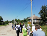 Прихожане храма Державной иконы Божией Матери г. Донецка совершили паломническую поездку в храм Рождества Христова ст. Митякинской